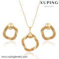 63827 xuping neu kommen fashional 18k vergoldet günstige modeschmuck set